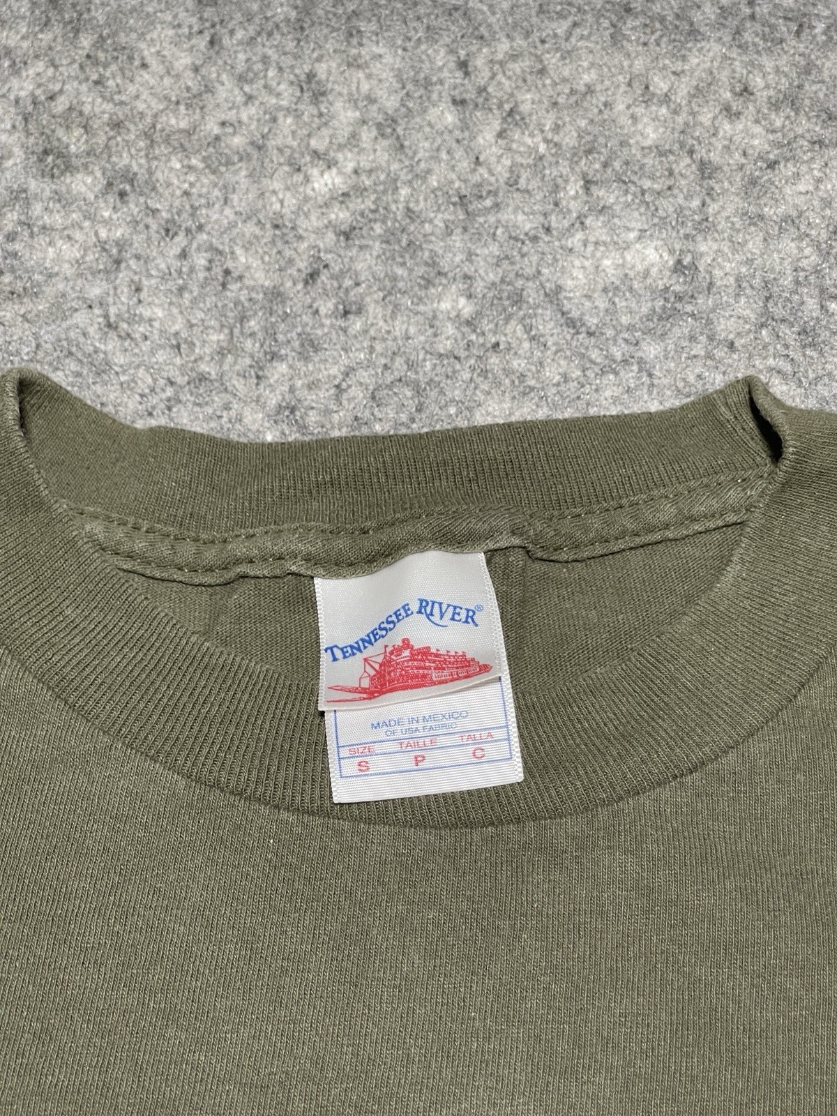 VTG Y2K TERRA NOVA National Park Newfoundland & Labrador Canada S Shirt OD Green image 5