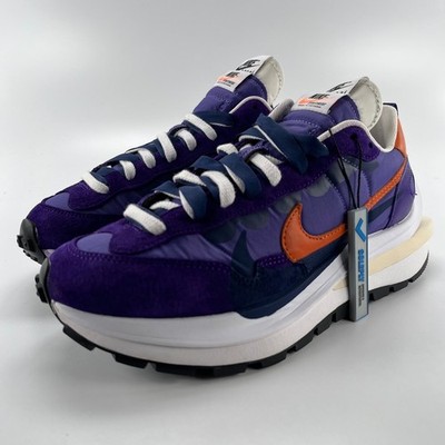 Nike VaporWaffle Sacai Dark Iris Campfire Orange DD1875-500 Mens Size 8 Sneaker