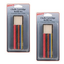 Allary Chalk Cartridge Refill Sets for Marking Fabric and Patterns (2 Sets)