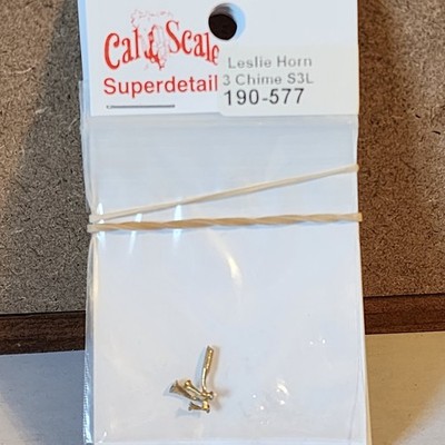 Brass Leslie Air Horn 3  Chime S3L HO Model Railroad Part Cal Scale 190-577