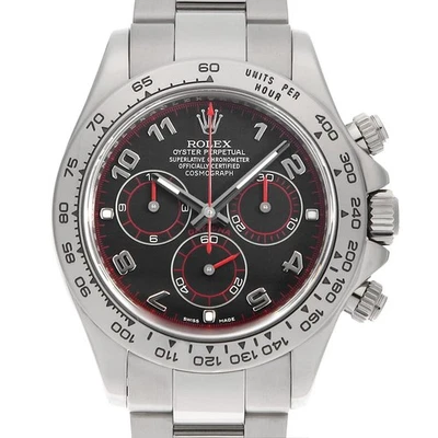 Rolex Cosmograph Daytona 116509 negro árabe número M segunda mano para hombre - Imagen 1 de 4