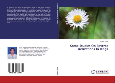 Some Studies On Reverse Derivations In Rings K. Hemavathi Taschenbuch Paperback