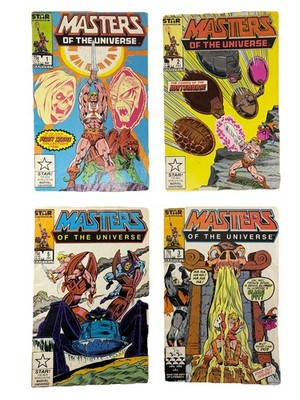 MASTERS OF THE UNIVERSE MOTU STAR COMICS MARVEL ISSUES # 1 2 3 5 RARE 1986 ENG