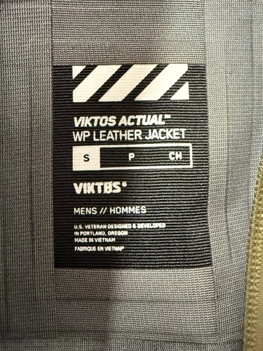 VIKTOS Actual WP Leather Jacket Men's Small Waterproof Tactical Carry Pockets image 11