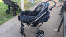 Teutonia Kinderwagen Cosmo mit Vario Plus Babywanne Marineblau
