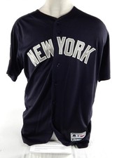 2018 New York Yankees Domingo German #88 Game Issued Pos Used Navy Jersey ST P 9