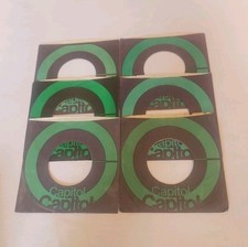 45 RPM 7" RECORD SLEEVES CO. SLEEVE 6 PACK SEE PHOTOS Capitol Records SLV349