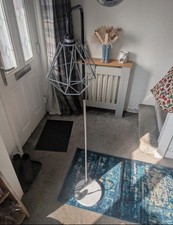 Floor Lamp Living Room, Foot Switch, Modern Metal Lampshade