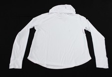 Eddie Bauer Women's Classic Universal Fit Solarfoil Hoodie AP2 White Medium NWT