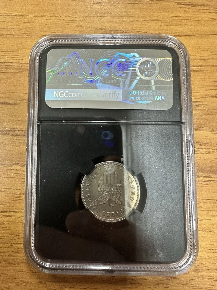 1908 USA-PHIL 20C NGC PF64 Vaultbox Masonic High Grade - Image 2 of 2