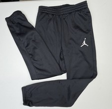 Air Jordan Nike Dri-Fit Black Athletic Stretch Joggers Youth Size Large