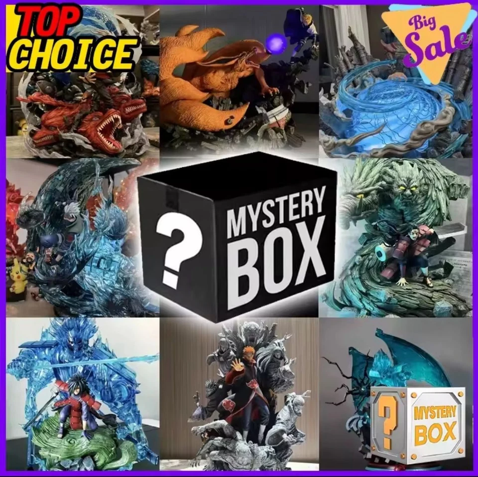 Naruto Blind Box Figure Anime | 3 Misure 5-35cm | Uzumaki Sasuke Kakashi | Regal - Immagine 2 di 4