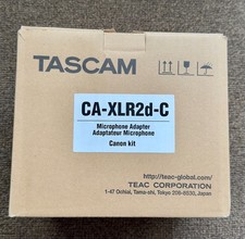 Tascam Canon Kit Microphone Adapter for Mirrorless Cameras, Black, CA-XLR2d-C