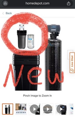 Aquasure Harmony Series Water Softener Replacement Filter   Brand New