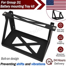 Group 31 Battery Mounting Tray Bracket Box - Hot Rod Minitruck Off Road Crawler