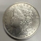 Morgan 1921 $1 Dollar US Coin 90% Silver Uncertified