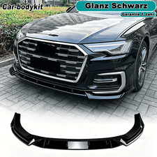 Frontstlippe Spoilerlippe Frontspoiler Schwarz Für AUDI A6 S-Line / S6 C8 2018+