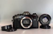  N MINT Minolta New X-700 Black Film Camera  MD 50mm f/1.7 Lens From JAPAN