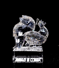 Swarovski Crystal Zodiac Rooster Figurine In Box