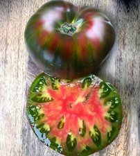 50 Heirloom Ananas Noire Tomato Seeds - Black Pineapple Indeterminate Bi-Color