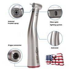 ABDENT Dental 1:5 Increasing Handpiece Contra Angle LED Fit Electric Micro Motor