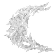 50 Pcs Angel Wings for Crafts Charm Cute Vintage Pendants Bracelet
