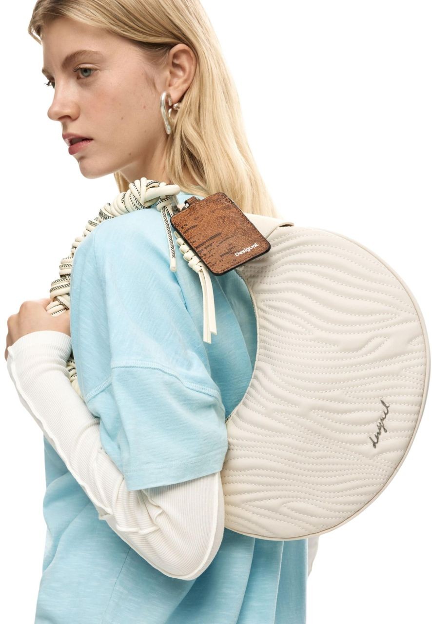 Desigual Accessori Donna Borse Borsa Bianco Unica Helium Calgary, 1 Manico A Spa