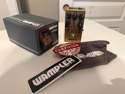 Wampler Tumnus Deluxe Analog Overdrive Pedal Electric Guitar Gold