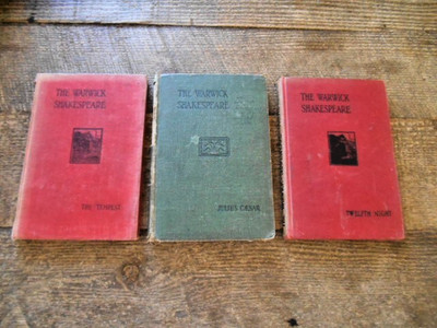 Job Lot of 3 x The Warwick Shakespear Vintage Books