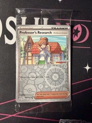 2026 Pokemon TCG Professors Research (set of 4) Professor Program stamped sealed