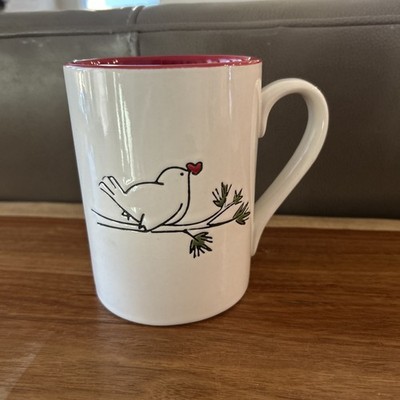 Coffee Mug Dove On A Tree Branch By Tag - Large- Perfect Valentine s Day Gift