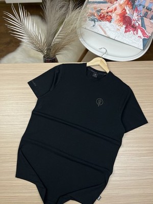 ThruDark Mens T-Shirt Size S Small Black Short Sleeve Phalanx Logo Cotton