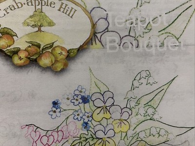 CRAB APPLE HILL - TEAPOT BOUQUET PATTERN ~ PRE-OWNED