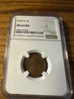 1910-S WHEAT PENNY 1C MS63 BN NGC