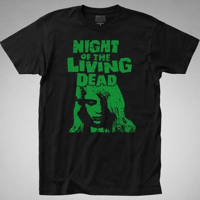 Night of the Living Dead Retro Zombie Horror T-Shirt Men's Casual Short Sleeve