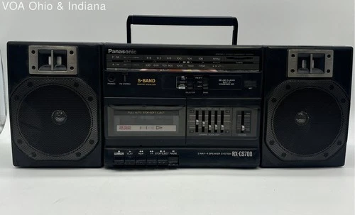 Panasonic RX-CS700 Boombox Portable Stereo Cassette Player AM/FM Radio EQ