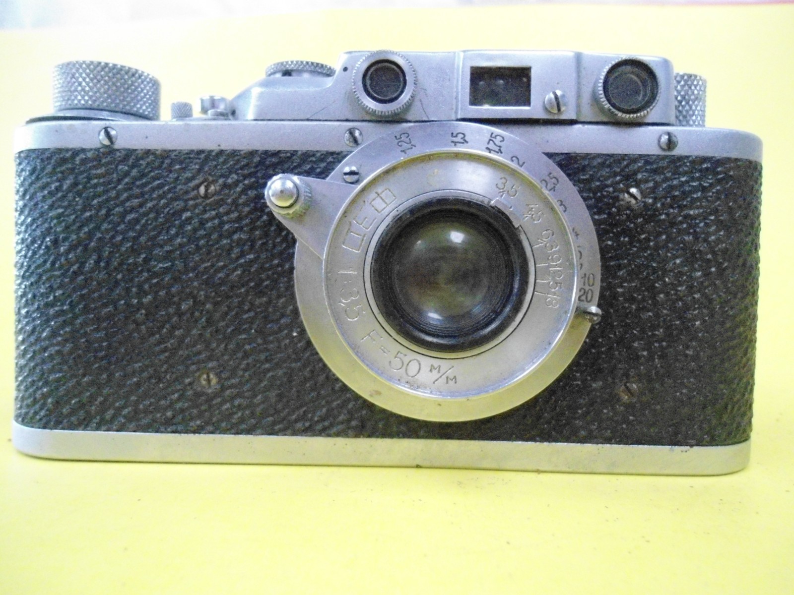 Leica Russian Copy FED NKVD Rangefinder 35mm Camera  Vintage 50s USSR