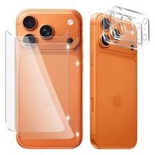 2PCS For iPhone 17 Pro Max/17Pro Temerped Glass Back Cover Camera Lens Protector