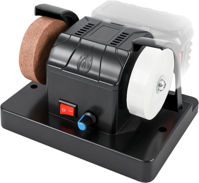 Cordless Mini Bench Grinder Compatible with Ma-Kita 18V Batteries (Tool Only), 3