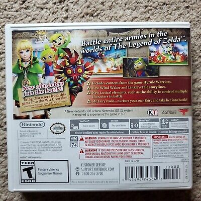 Hyrule Warriors Legends (Nintendo 3DS, 2016) Complete CIB The Legend of  Zelda 45496743642