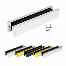 uPVC Door Letter Plate Yale 12" Narrow Letter Box for Midrail in Frame