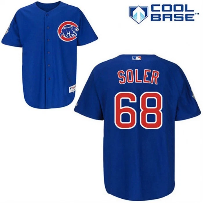 Majestic Jorge Soler Chicago Cubs Royal Cool Base Player Jersey Size: Large