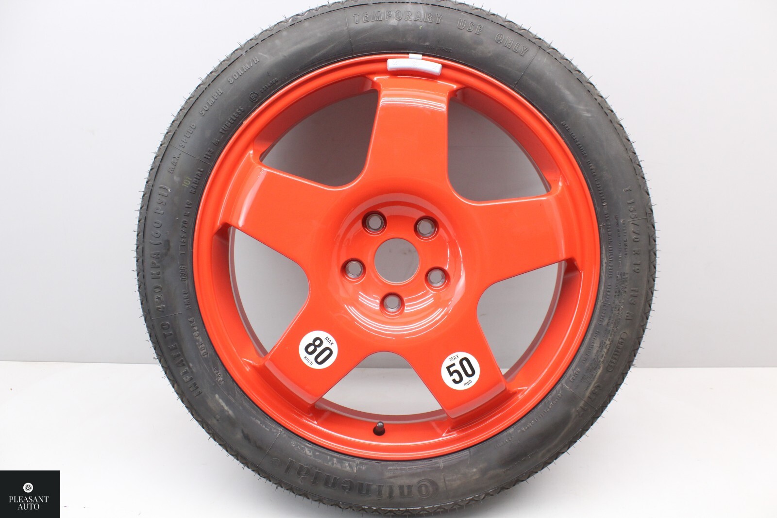 Spare Wheel Rim Tire Emergency 19" 3W0601025G Bentley Continental Flying Spur 