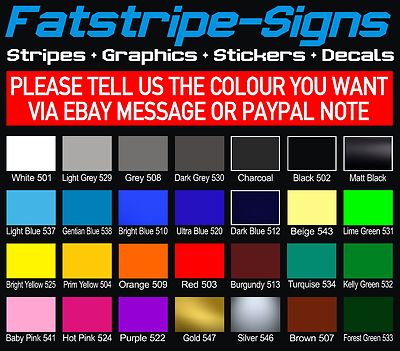 To Fit FIAT DUCATO L4 EXLWB GRAPHICS STICKERS STRIPES DECAL CAMPER VAN MOTORHOME
