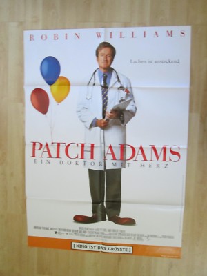 Filmplakat - Patch Adams ( Robin Williams , Philip Seymour Hoffman )
