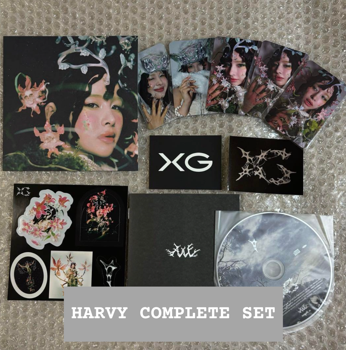 XG AWE HARVY solo Jacket CD + Photo card Complete set XG AWE HARVY solo Jacket CD + Photo card Complete set