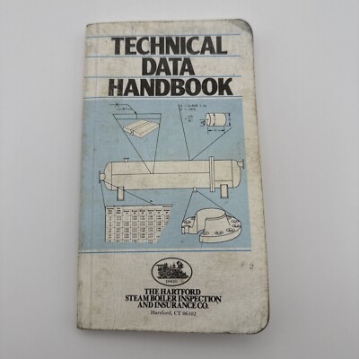 Hartford Steam Boiler Technical Data Handbook Inspection Engineering COP