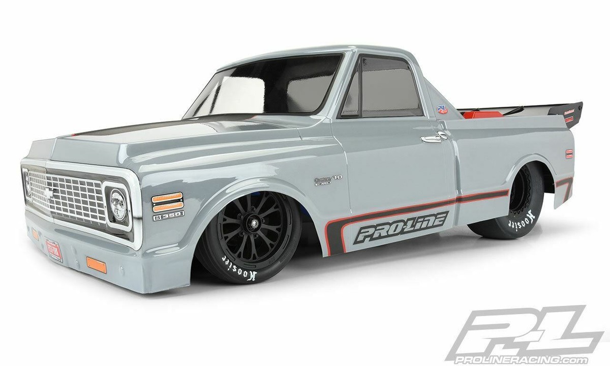Pro-Line Racing 1972 Chevy C-10 Clear Body For 1/10 Scale RC Drag Cars - PRO355700