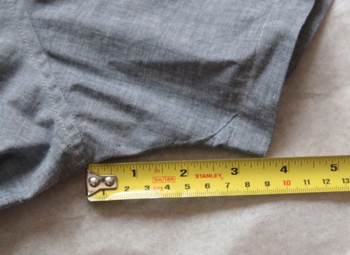 Patagonia Bluffside Organic Cotton SS Button Down Chambray Shirt - XL Blue Grey - Bild 11 von 19