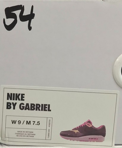 NIKE AIR MAX 1 ID BY YOU KID ROBOT INSPO BLACK PINK TAN SZ 7.5 FJ8893-900 (#54 - Picture 5 of 5
